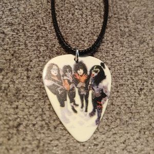 KISS GROUP GUITAR PICK NECKLACE